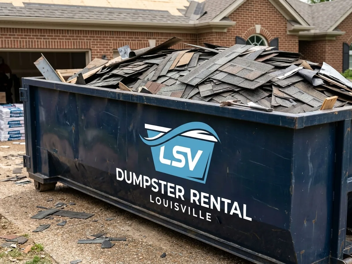 Roofing Dumpster Rental in Louisville, KY