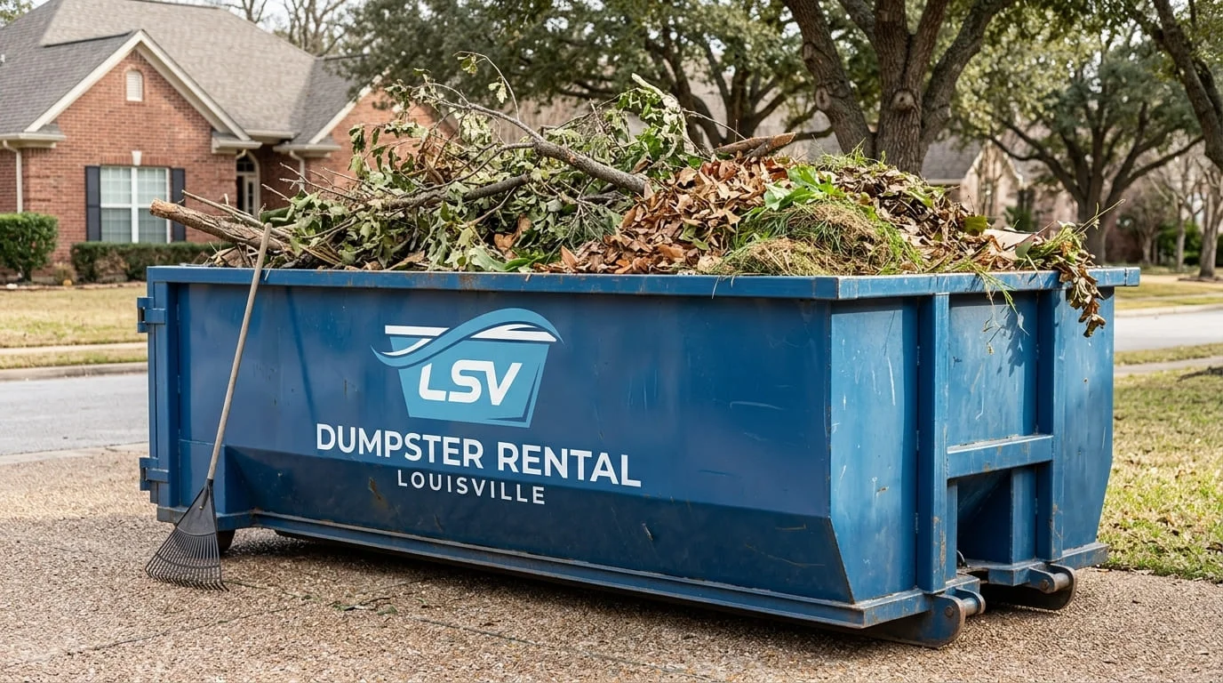 Yard Waste Dumpster Rental Louisville KY-img